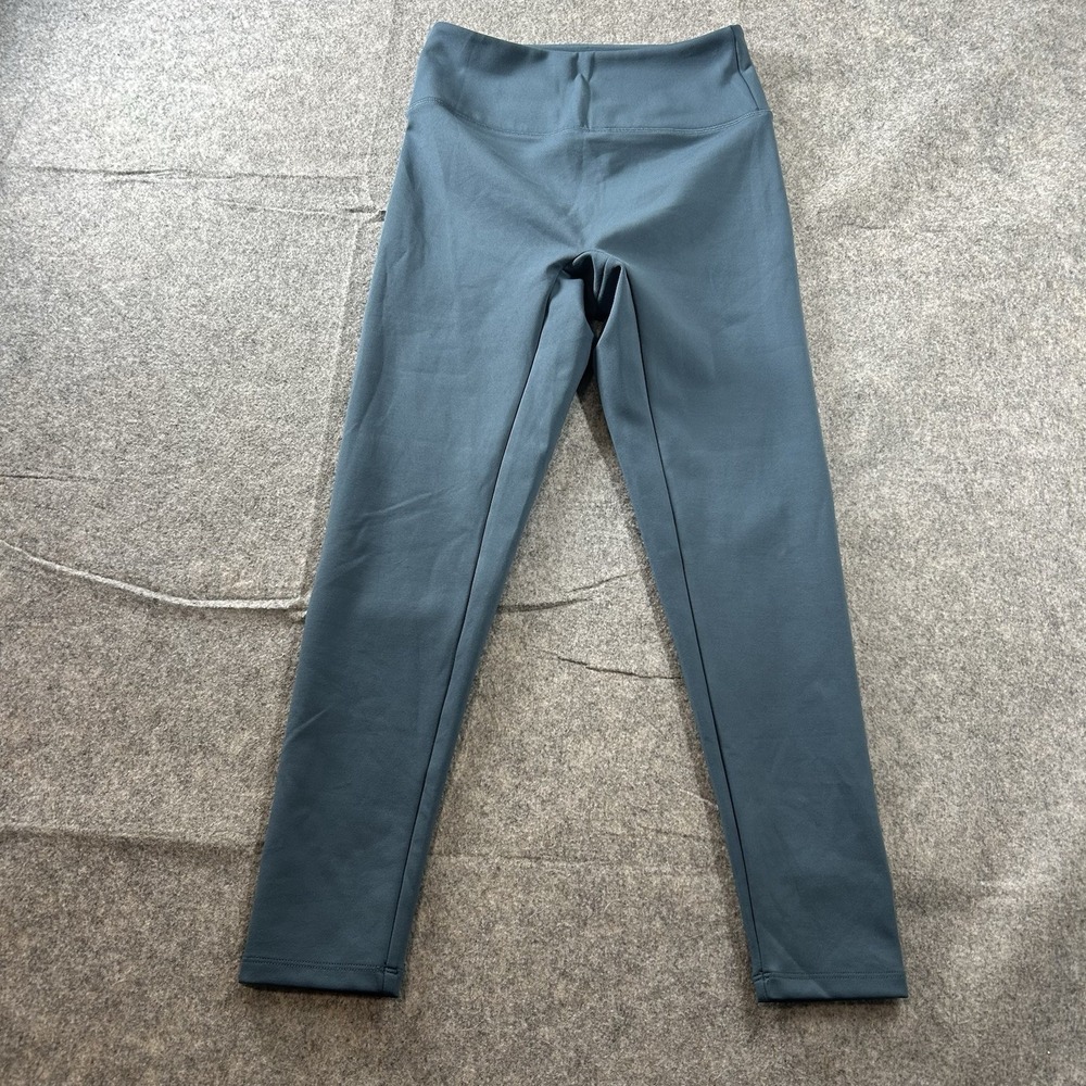 Girlfriend Collective High-Rise Legging Small Ankle Length Pockets Blue Athletic